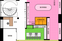 くらすテージ1Fのフロアマップ
