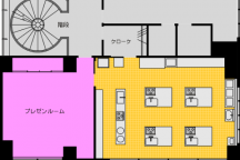 くらすテージ2Fのフロアマップ